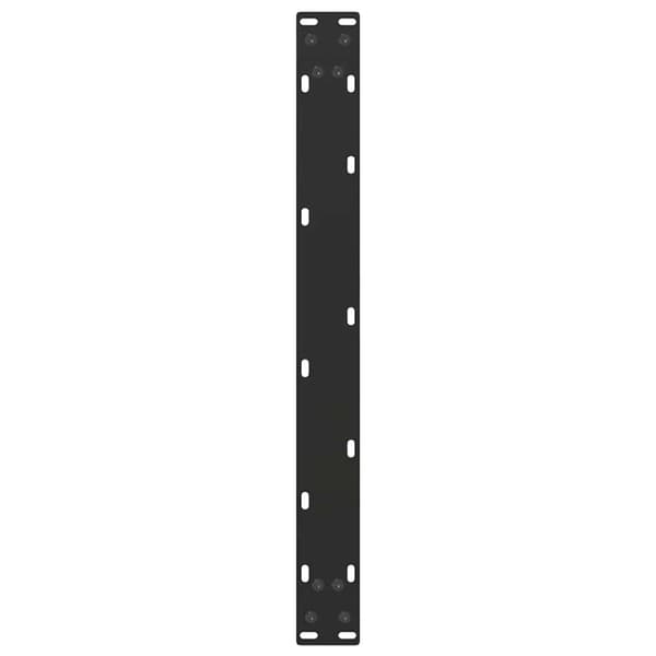 Soffbordsben U-formade 2 st svarta 70x(30-31) cm stål