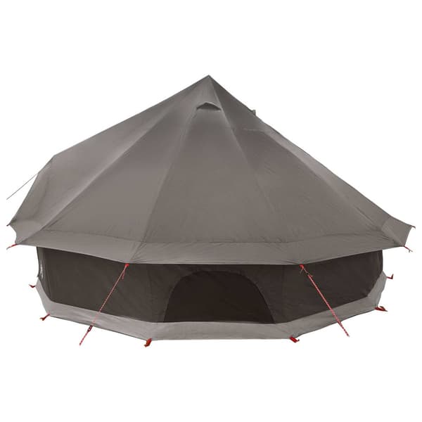 Tipi Tält Brun Grå 500 x 500 x 300 cm Polyester och Stål