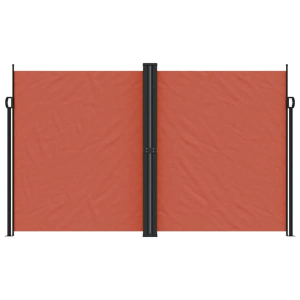 Infällbar sidomarkis terrakotta 200x1200 cm