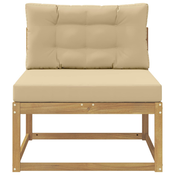 Utomhus Mellansoffa Polyester Vit