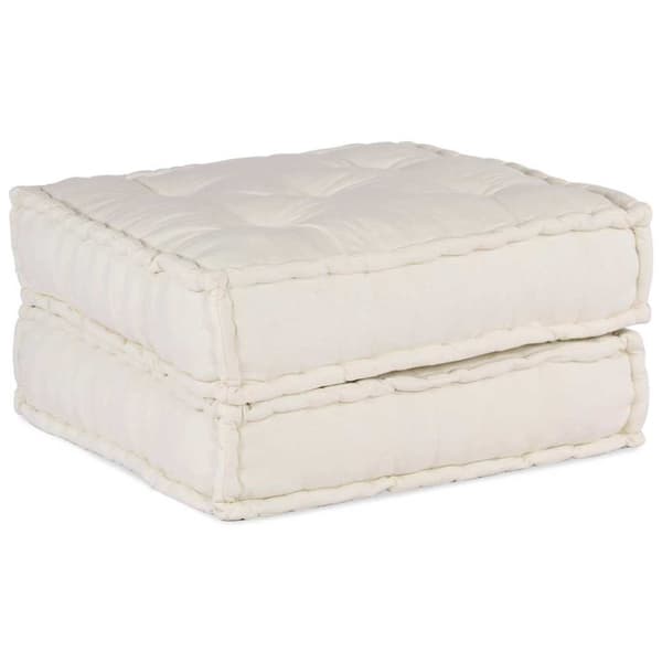 Modulär soffa krämfärgat tyg 70x70x36