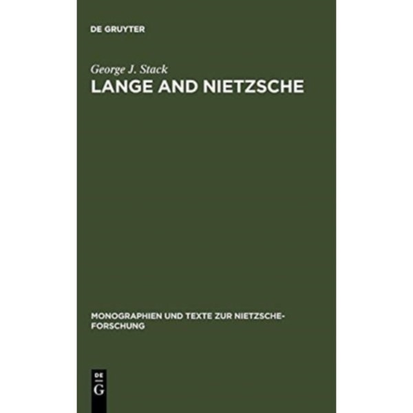Lange and Nietzsche (inbunden, eng)