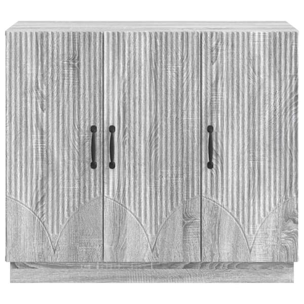 Sideboard Grå sonoma-ek 89 x 34,5 x 77 cm Konstruerat trä
