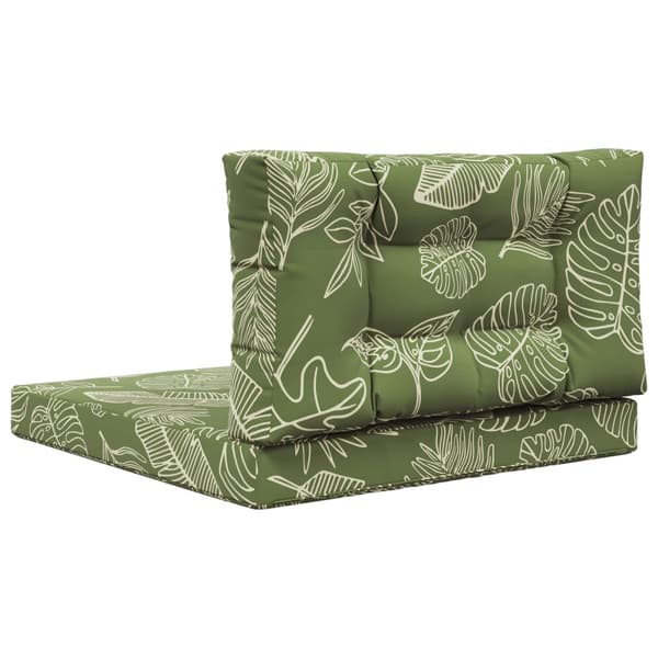 Utomhus Soffa Kudde 2 pcs Bladdesign Polyester