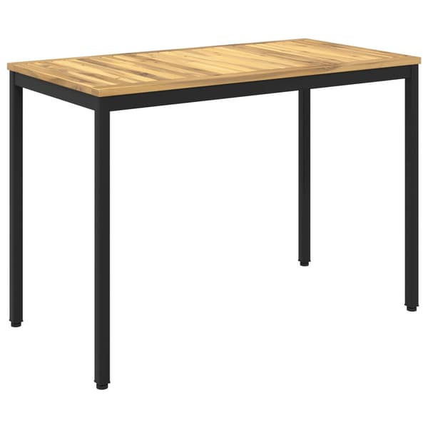 Trädgårds Middagsbord Vit och svart 108,5 x 55 x 75 cm