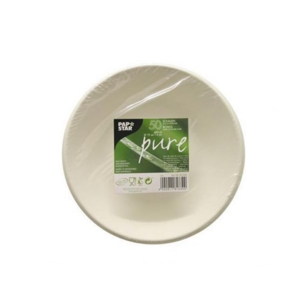 Skål PURE Bagasse 680 ml 50/fp