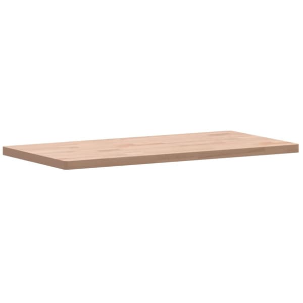 Bordsskiva 80x40x2,5 cm rektangulär massivt bokträ