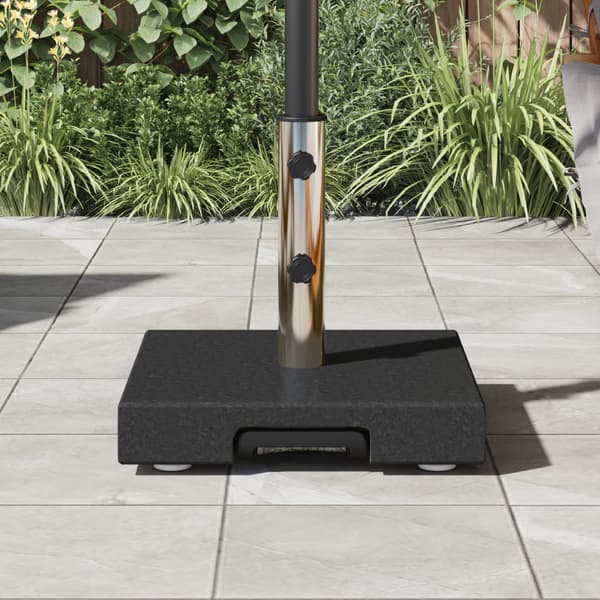 Parasollfot Svart 41 x 41 x 37 cm Granit