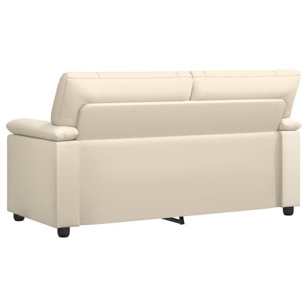 Soffa Gräddvit 171 x 85 x 93 cm Konstläder
