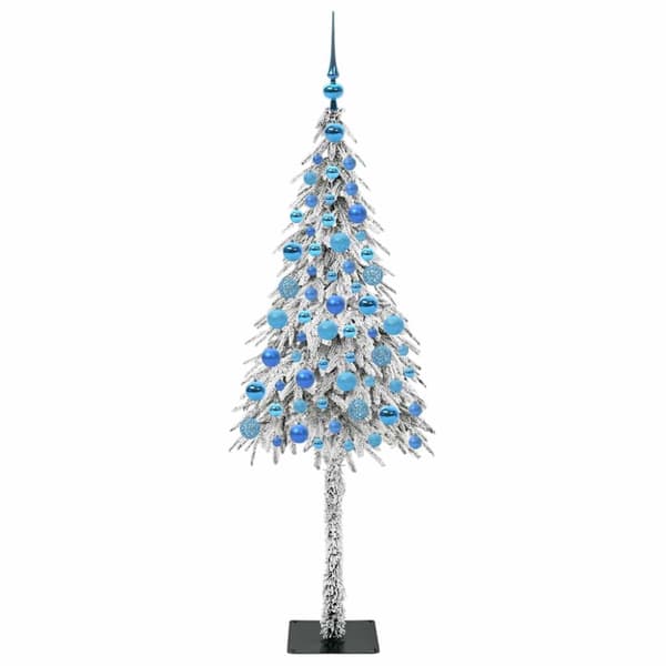 Julgran med 300 LED-lampor med stativ Vit 180 cm PE och Stål