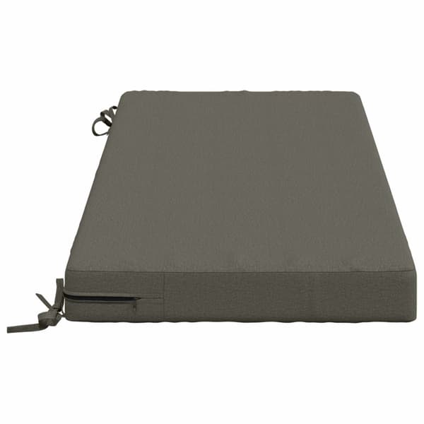 Bänk kudde SOEST 100% Polyester Grå 110 x 50 x 8 cm