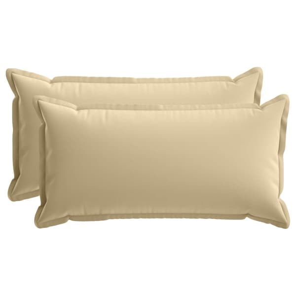 Kudde med kudde HOUTEN 2 st Beige Polyester