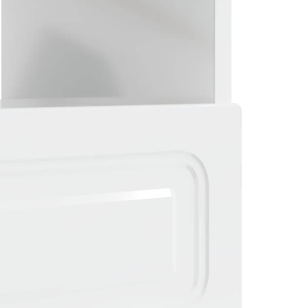 LED TV-skåp Vit högglans Konstruerat trä