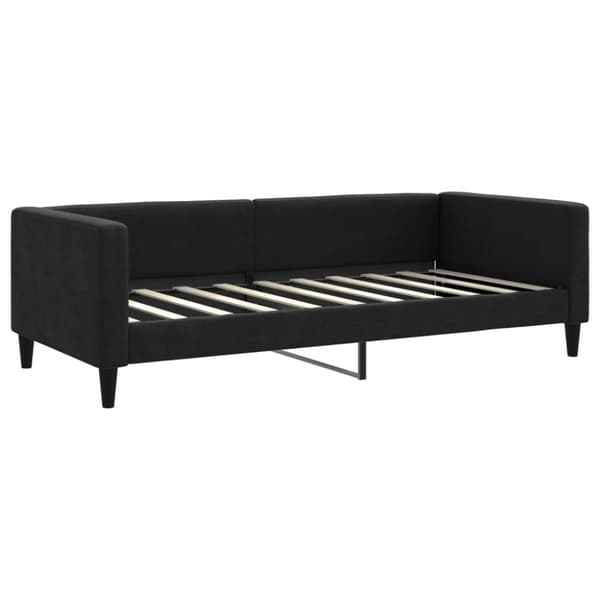 Dagbädd svart 90x190 cm tyg