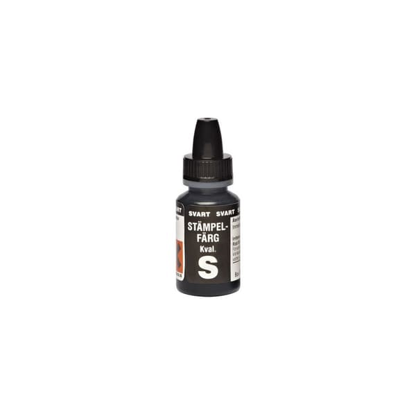 Stämpelfärg självfärgande 10ml svart