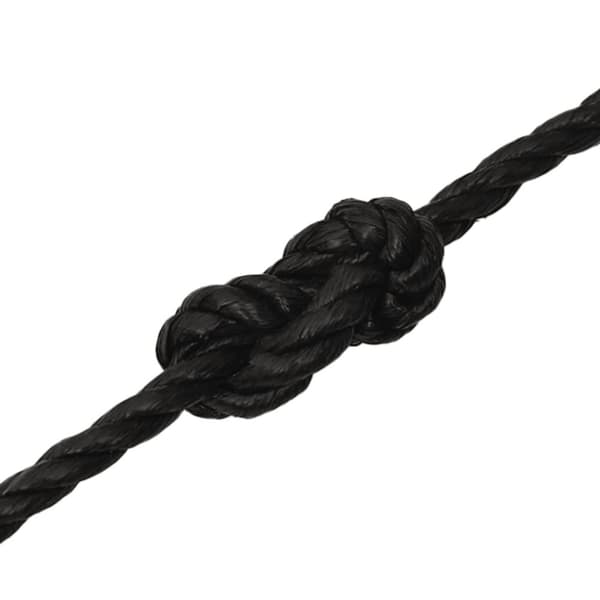 Rep svart 20 mm 100 m polypropen