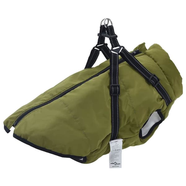 Hund Kappa Armégrön L52 Fleece och Polyester