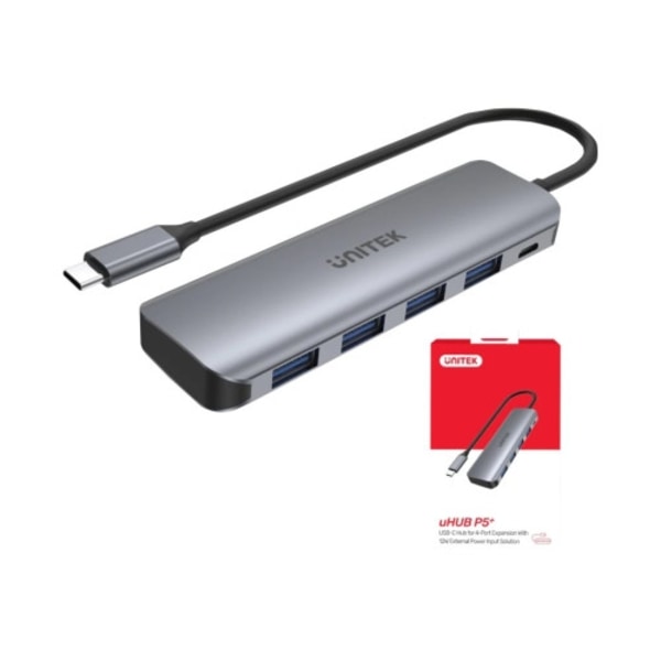 Unitek uHUB P5+ H1107A - hubb - 5 portar