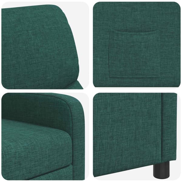 Recliner Mörkgrön Tyg