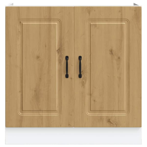Diskbänk underskåp artisan ek 80x46x81,5 cm konstruerat trä