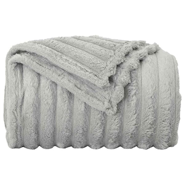 Filtar 6 pcs Grå 150 x 130 cm Fleece