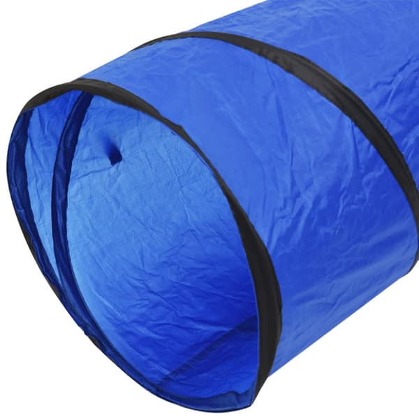 Hundtunnel blå Ø 55x500 cm polyester