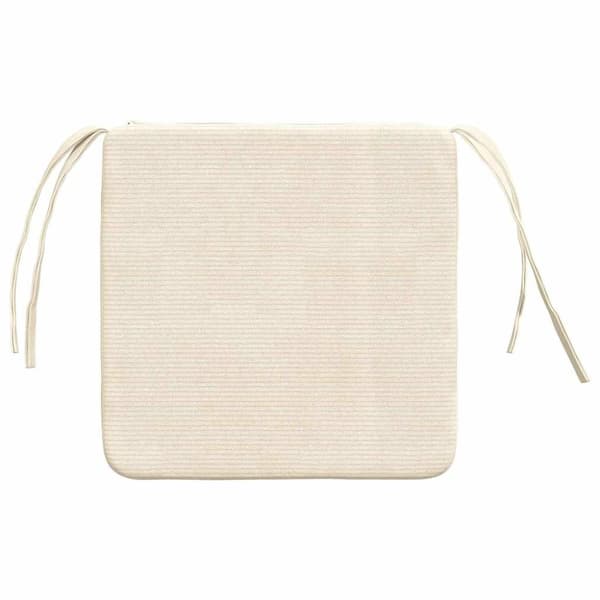 Sittkuddar 4 pcs Kräm 40 x 40 x 3 cm Kordread tyg