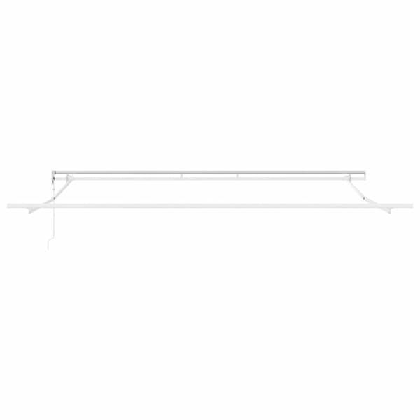 Markisram Vit 400 × 350 cm Aluminium