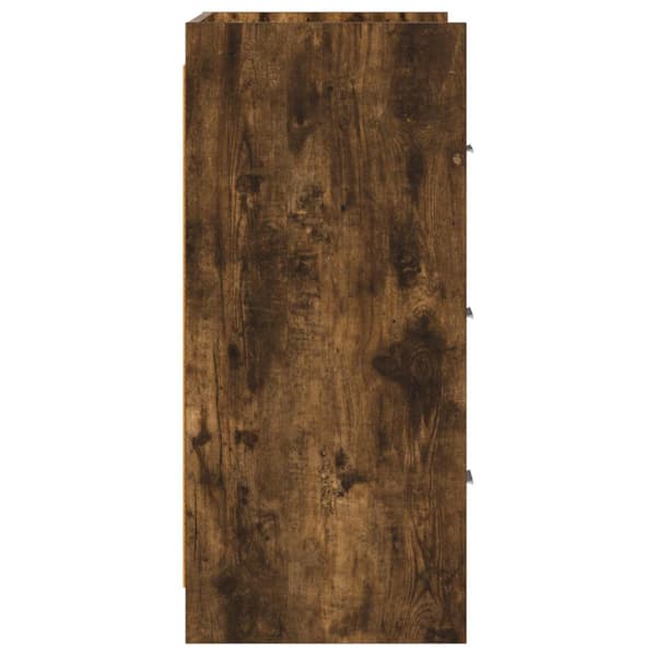 Sideboard Rökt ek 75 x 33 x 80 cm Konstruerat trä