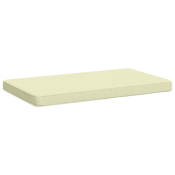 1-delad Bänk Kudde VUGHT 100% Polyester Gräddvit 80 x 50 x 5 cm