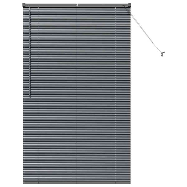 Persienner Mörkgrå 175 x 100 cm Aluminium