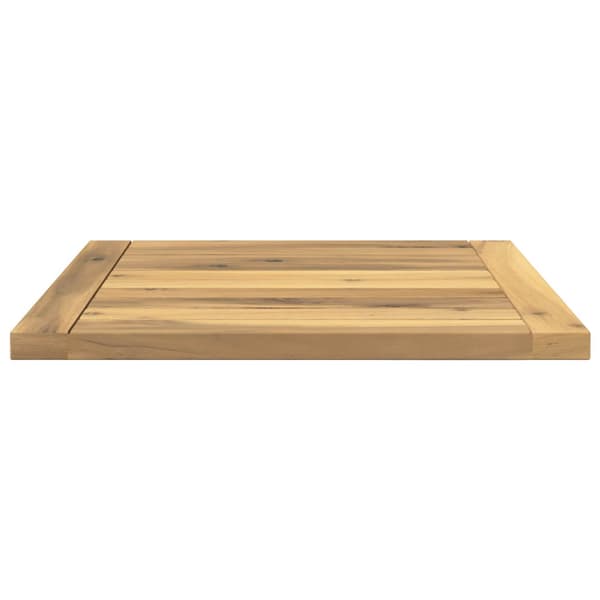 Bordsskiva 40,5 x 40 x 2 cm Rektangulär Massivt Akaciaträ Vit