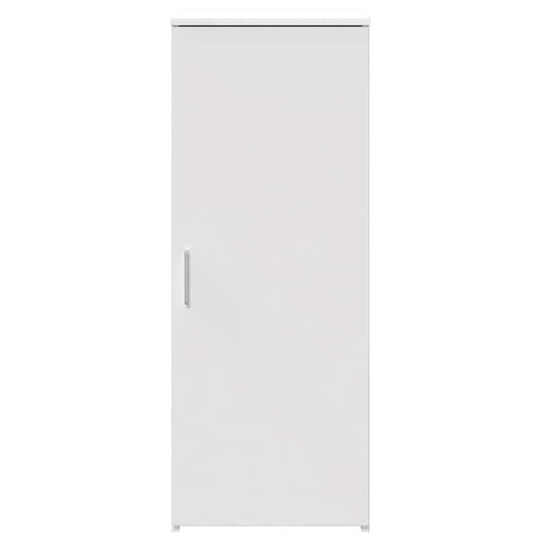 Förvaringsskåp vit 40x45x103,5 cm konstruerat trä