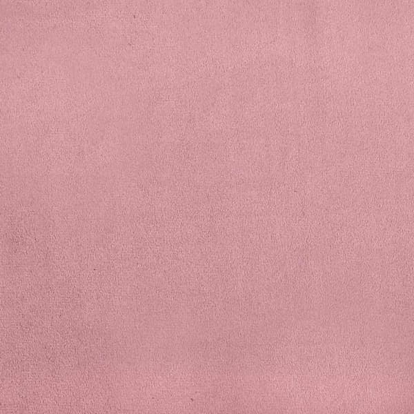 Ramsäng med madrass rosa 160x220 cm sammet