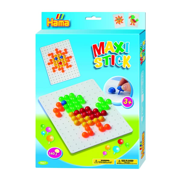 Hama Maxi stiftpärlor i burk 140 stk