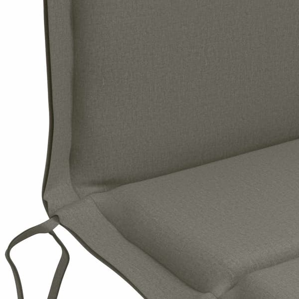 2-delade Höga Ryggstolsdynor GEMERT 2 st 100% Polyester Grå