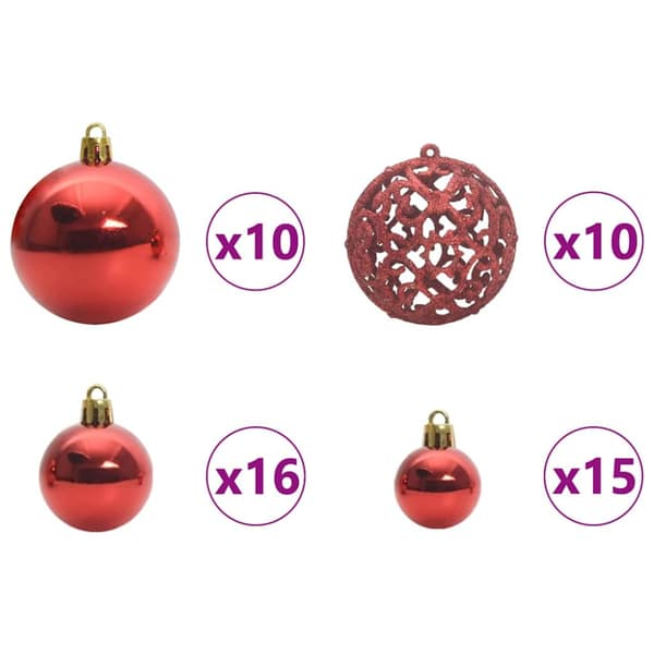 Smal julgran Grön 180 cm PVC och solid furu