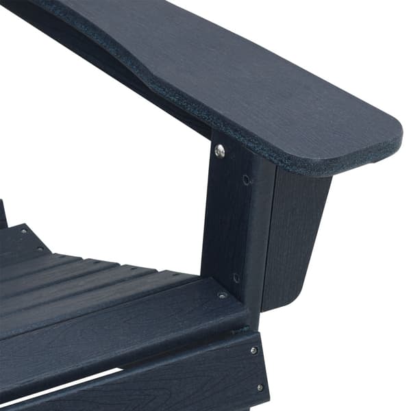 Trädgård Stol 2 pcs Marinblå 82 x 74 x 92 cm polyeten