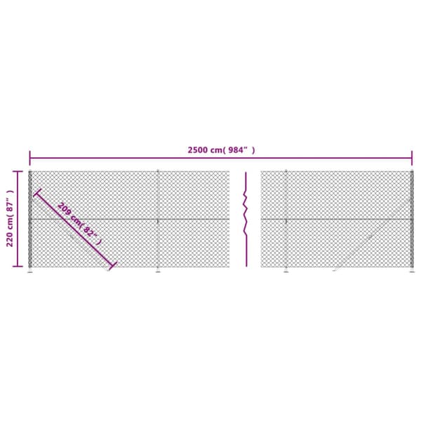 Gunnebostängsel med stolpsko grön 2,2x25 m
