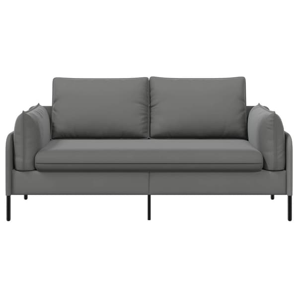 2-sits soffa 2-sits Mörkgrå 188 x 81 x 89 cm Sammet