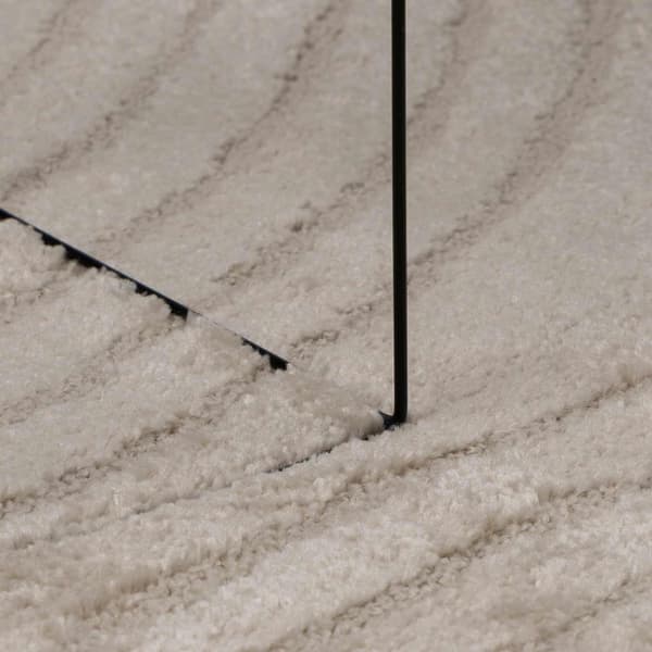 Områdesmattor Rektangulär GALATI Beige 170 x 120 cm Polyester