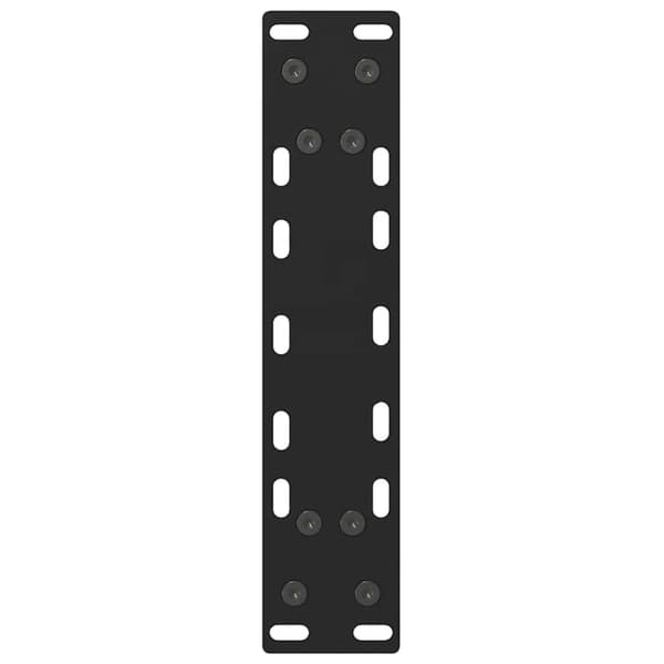 Konsolbordsben svarta 2 st 28x(72-73) cm stål