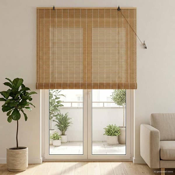 Rullgardin Natur 130 x 220 cm Bambu