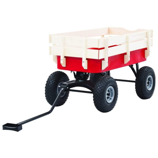 Dragvagn 150 kg röd