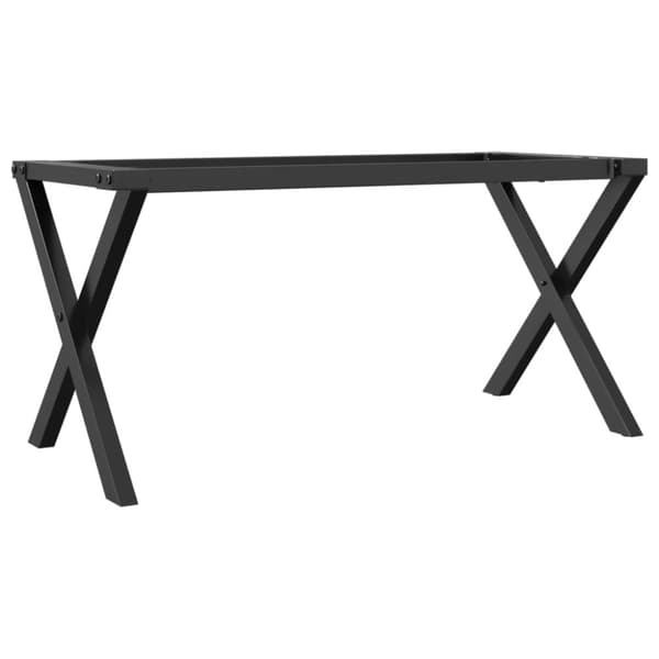 Bordsben för soffbord X-ram 90x30x43 cm stål