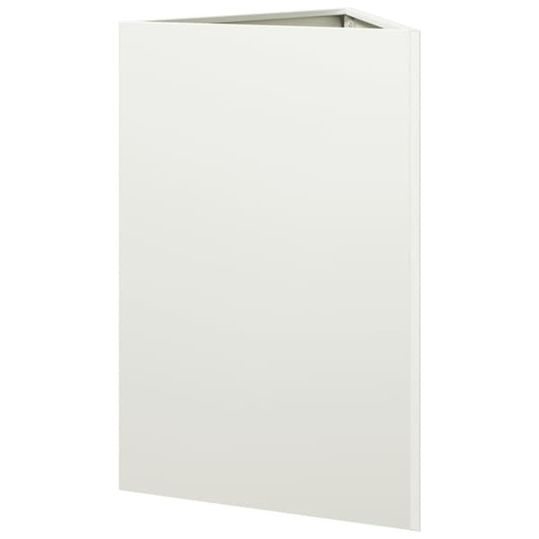 Odlingslåda vit triangulär 50x43x75 cm stål