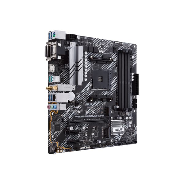 ASUS PRIME B550M-A WIFI II - moderkort - micro ATX - Socket AM4 - AMD B550