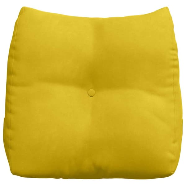Ryggkudde Gul 45 x 24 x 50 cm Sammet