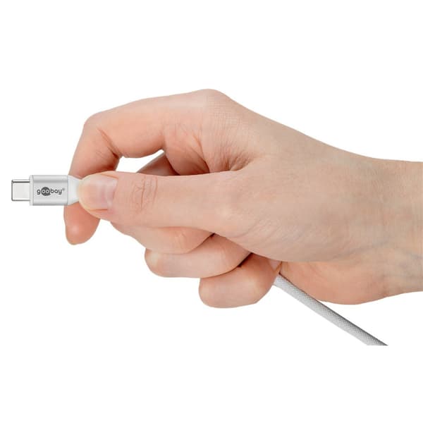 Goobay 70195 USB-kablar 3 m USB 2.0 USB C