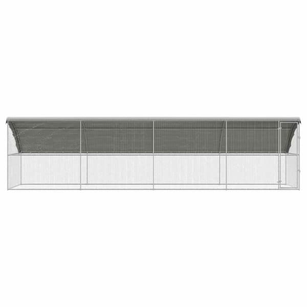 Hönshus 4 pcs Silver 800 x 200 x 200 cm Galvaniserat Stål